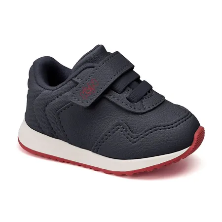 Tênis Infantil Klin Walk Baby Fashion Em Elástico E Fita Aderente