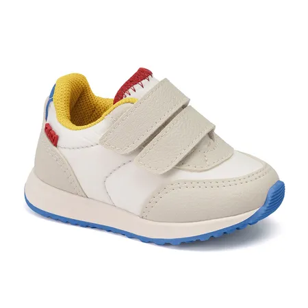 Tênis Para Bebê Casual Klin Walk Baby Com Calce Fácil Colorido