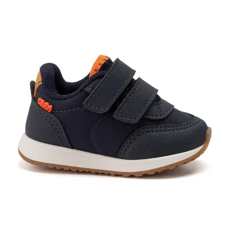 Tênis Para Bebê Casual Klin Walk Baby Com Calce Fácil Colorido Tênis Para Bebê Casual Klin Walk Baby Com Calce Fácil Colorido