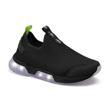 Tênis De Led Infantil Calce Fácil Klin Light