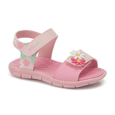 Sandália Papete Feminina Infantil Klin Tic Tac Mini Flores