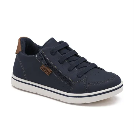 Tênis Infantil Casual Azul Marinho Com Zíper - Kline