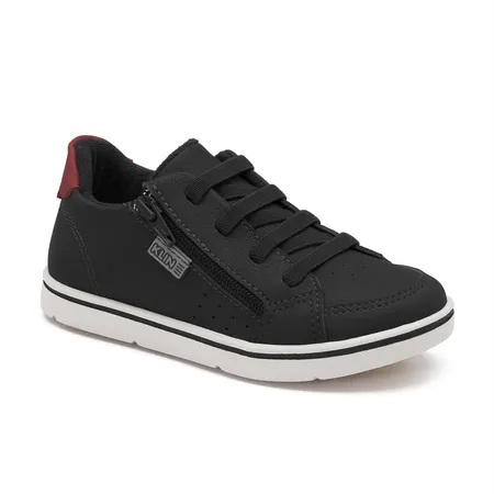 Tênis Infantil Casual Com Zíper E Cadarço Kline
