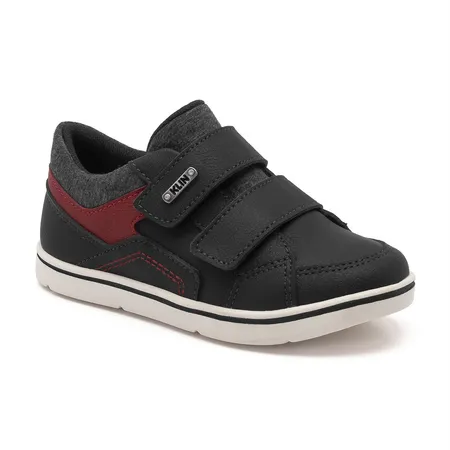 Tênis Infantil Klin Adventure Preto Com Vermelho