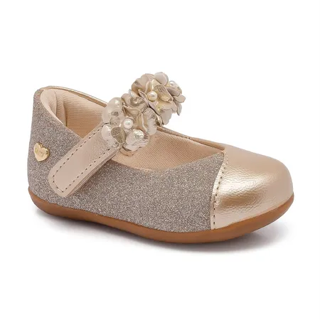 Sapatilha Princesa Baby - 125 - Dourado