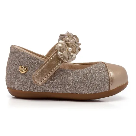 Sapatilha Princesa Baby - 125 - Dourado Sapatilha Princesa Baby - 125 - Dourado