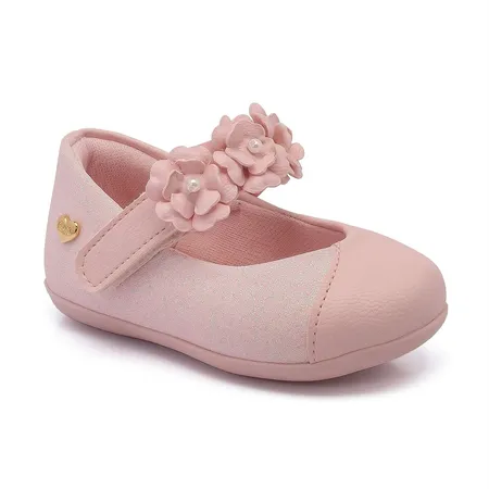 Sapatilha Princesa Baby - 125 - Rosa Claro