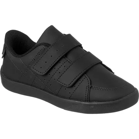 Tênis Infantil Preto Fofinho Com Velcro Para Pequenos Aventureiros