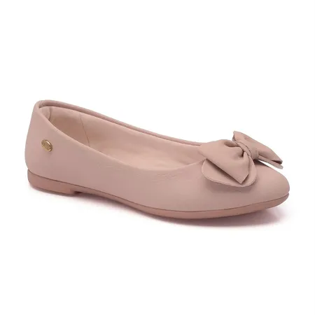 Sapatilha Infantil Fofinha Com Laço - Rosa Charme