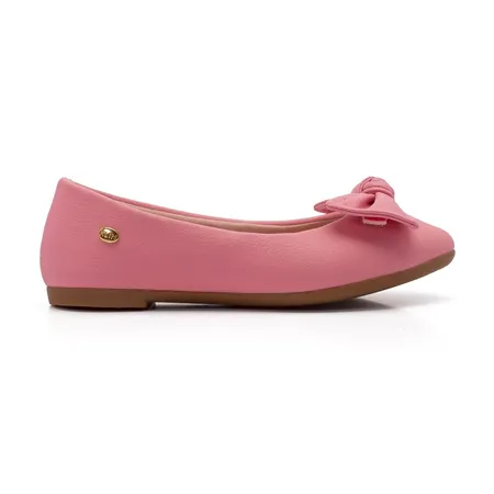 Sapatilha Lia Kids Com Laço Fofinho Nude Sapatilha Lia Kids Com Laço Fofinho Nude