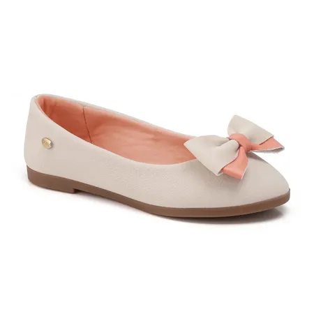 Sapatilha Infantil Laço Bicolor Conforto Fofinho