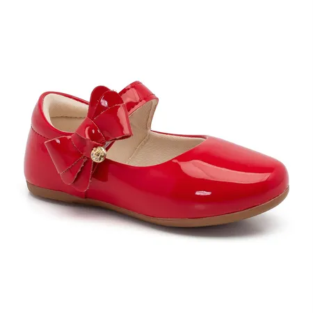 Sapatinho De Boneca Vermelho Encantado Para Meninas