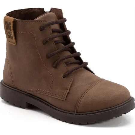 Bota Infantil Tattoo Klin Rock Kids Em Zíper E Cadarço
