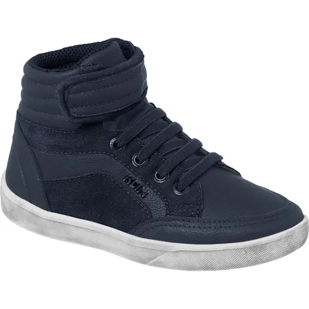 Tênis Infantil Klin Cano Alto Azul Marinho Com Velcro
