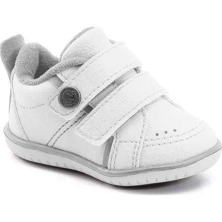 Tênis Infantil Branco De Velcro Fofinho