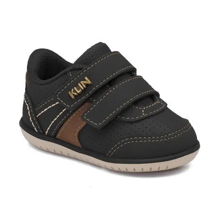 Tênis Infantil Klin Adventure Preto E Marrom