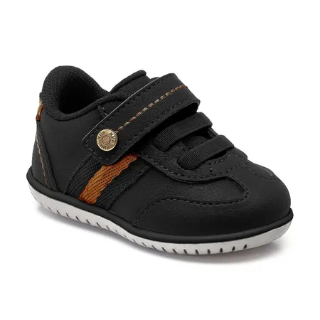 Tênis Infantil Klin Adventure Fofinho Preto E Caramelo