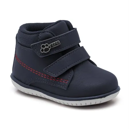 Botinha Infantil Klin Fofura Marinho Com Velcro