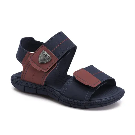 Sandalia Tic Tac Casual - 171 - Marinho/Vermelho