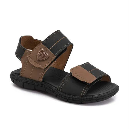 Sandalia Tic Tac Casual - 171 - Preto/Whisky