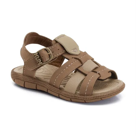 Sandália Infantil Klin Aventureiro Conforto Marrom