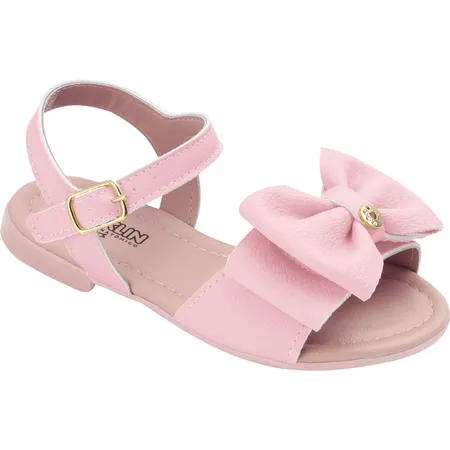 Sandália Infantil Klin Laço Fofinho Rosa