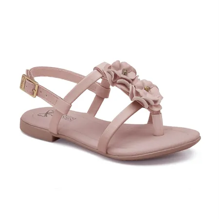 Sandália Infantil Klin Florzinha Rosa - Conforto E Charme