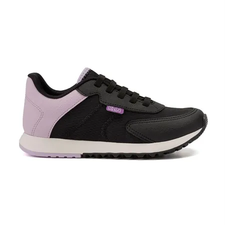 Tênis Infantil Klin Preto E Roxo Moderno Tênis Infantil Klin Preto E Roxo Moderno