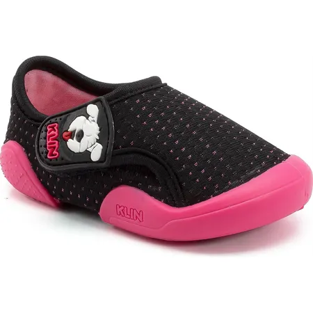 Sapatilha Infantil Klin Fofura Aventureira Preto Pink