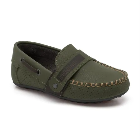 Mocassim Infantil Kimilu Verde Aventura