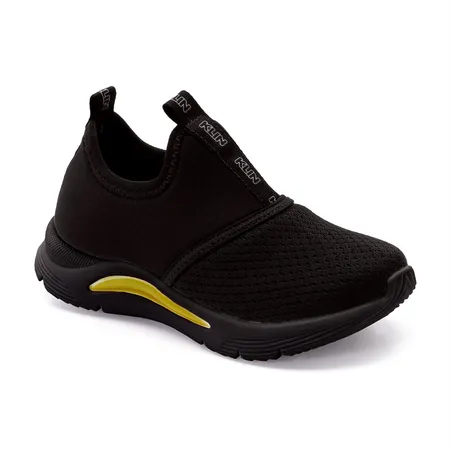 Tenis New Sport Mini - 199 - Preto/Amarelo