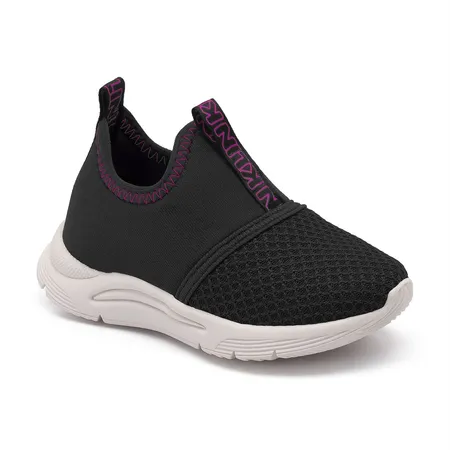 Tenis New Sport Mini - 199 - Preto/Magenta