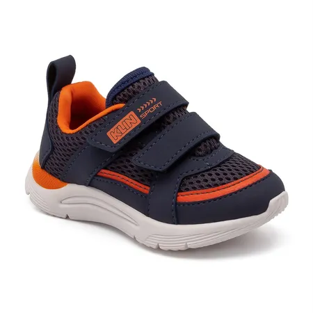 Tenis New Sport Mini - 199 - Marinho/Grafite/Laranja