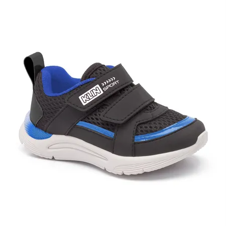 Tenis New Sport Mini - 199 - Preto/Ciano