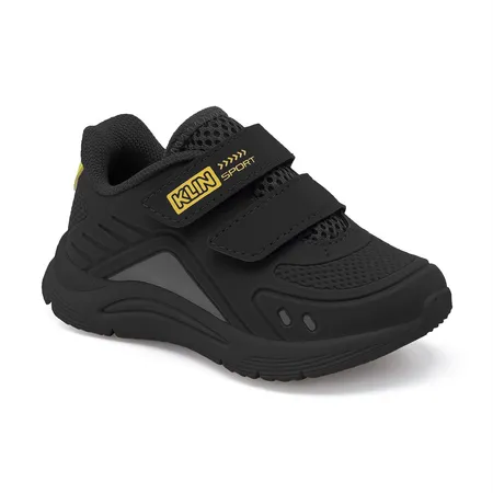 Tenis New Sport Mini - 199 - Preto/Amarelo/Grafite