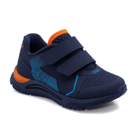 Tênis Infantil Klin Play Azul Marinho Com Velcro