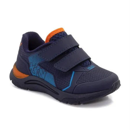 Tênis Infantil Klin Play Azul Marinho Com Velcro