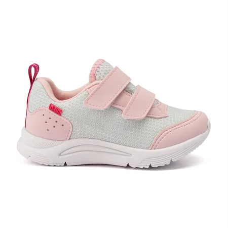 Tênis Infantil Fofinho De Velcro Rosa E Branco Tênis Infantil Fofinho De Velcro Rosa E Branco