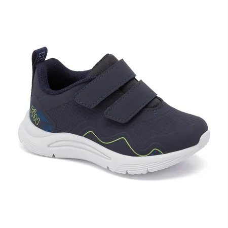 Tênis Infantil Fofinho Com Velcro Azul Marinho