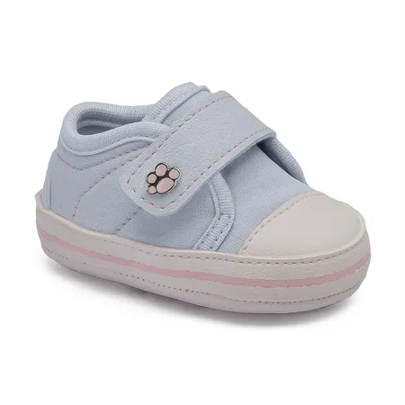 Tenis Recem Nascido - 208 - Azul Candy/Rosa Bb