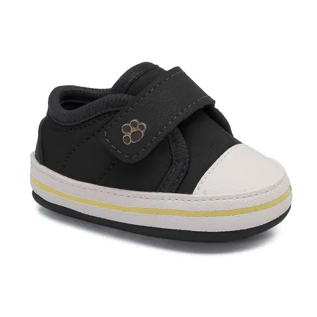 Tênis Infantil Fofura Urbana Com Patinha Dourada
