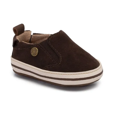 Sapatinho Slip-On Fofinho Marrom Para Bebês