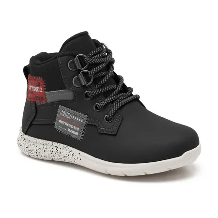Tênis Bota Infantil Cano Alto Aventureiro Preto Kln