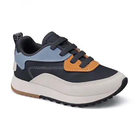 Tênis Infantil Klin Walk Mini Calce Fácil Cadarço Em Elástico