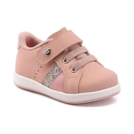 Tênis Infantil Fofinho Glitter Rosa Pimpolho