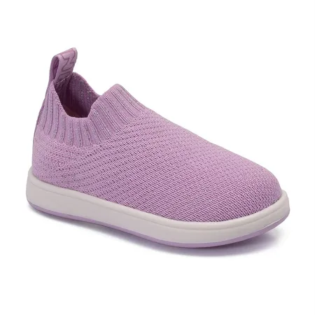 Tênis Slip On Infantil Fofinho Lilás Com Brilho