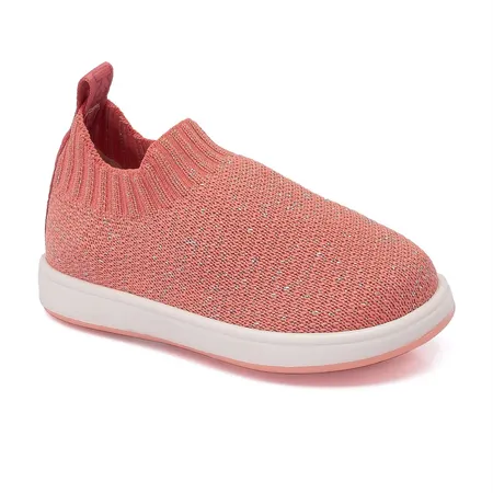 Tênis Slip-On Fofinho Com Glitter Rosa Para Aventuras