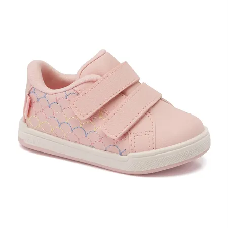 Tênis Infantil Klin Escamas De Sereia Rosa