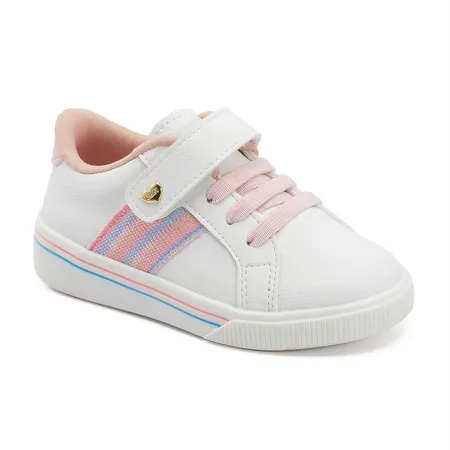 Tênis Infantil Fofura Colorida Com Cadarço Elástico E Velcro Tênis Infantil Fofura Colorida Com Cadarço Elástico E Velcro