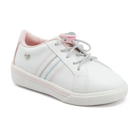 Tênis Infantil Fofura Coração Branco E Rosa Tênis Infantil Fofura Coração Branco E Rosa